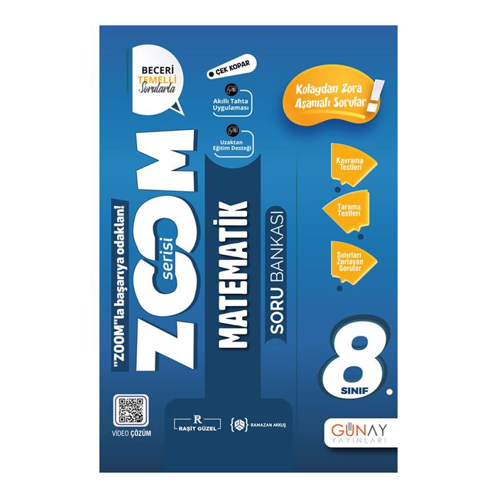 GÜNAY 6. SINIF ZOOM SERİSİ MATEMATİK SORU BANKASI
