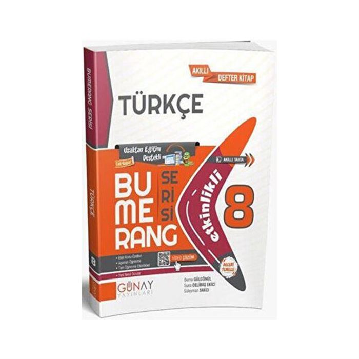 Bumerang 8.Sınıf Türkçe Etkinlik Kitabı