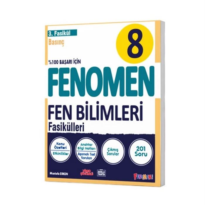 Fenomen Kitap Fenomen 8. Sınıf Fen Bilimleri Soru Bankası 3. Fasikül Basınç