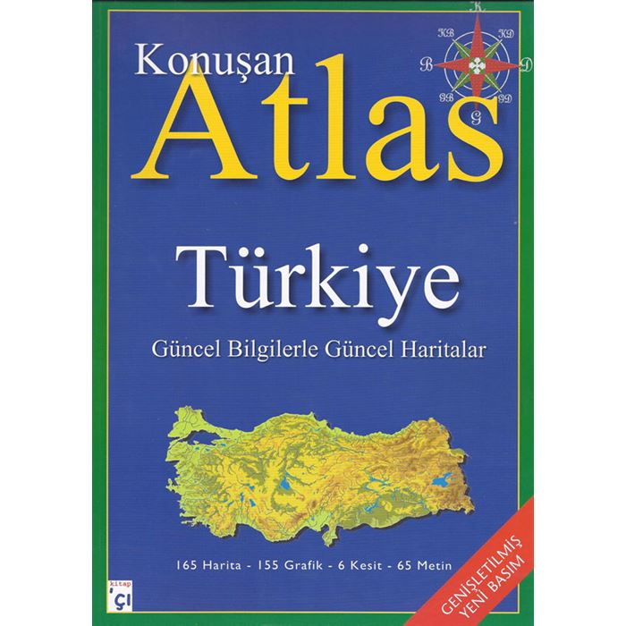 Konuşan Türkiye Atlasi;Güncel Bilgilerle Güncel Haritalar